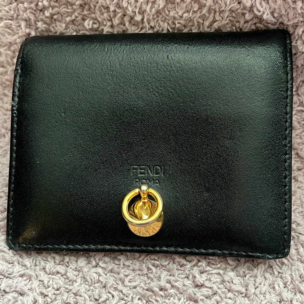 Fendi compact door knock wallet - unisex